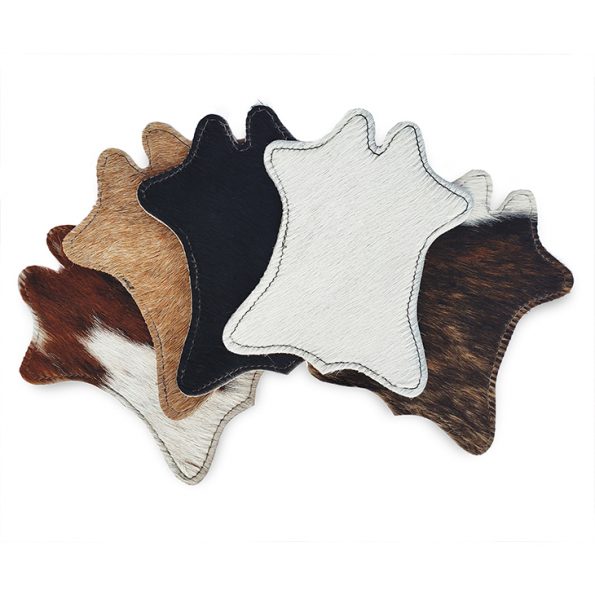 Mini Cowhide Shape Coasters